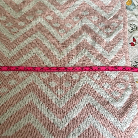 Nordstrom Rack Harper Canyon pink chevron stripe blanket baby - Picture 7 of 8